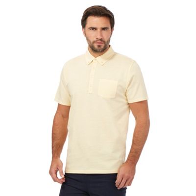 Hammond & Co. by Patrick Grant Big and tall light yellow polo shirt